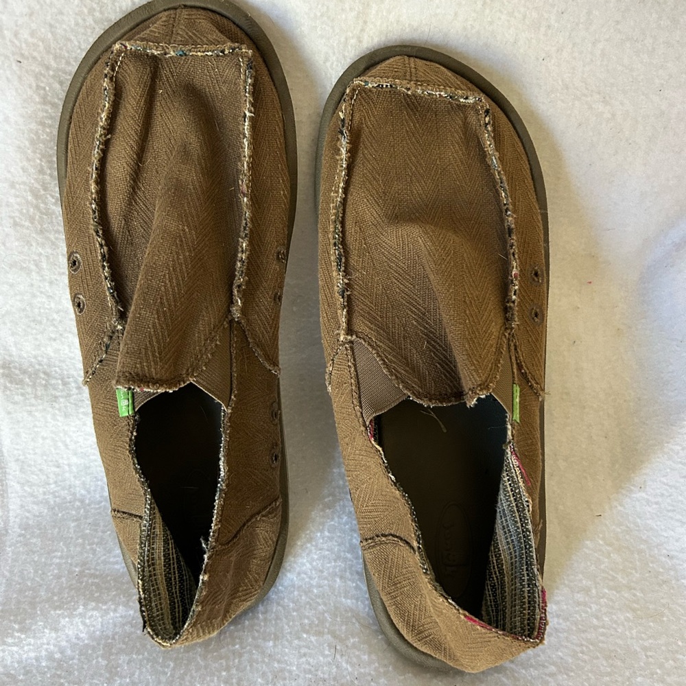 Casual Brown Slip-On Shoes